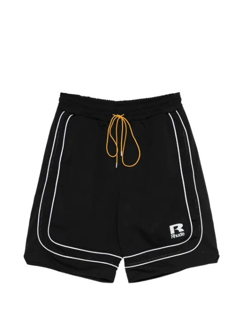 RHUDE drawstring striped shorts Black RHPS26SH01016