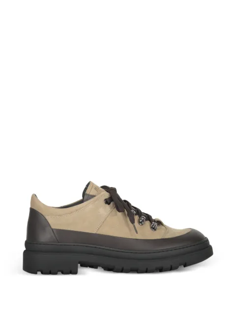Moorer Roquen lace-up suede sneakers Neutrals ROQUENKM