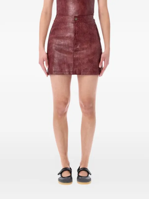 adidas crocodile mini skirt Red KD8785