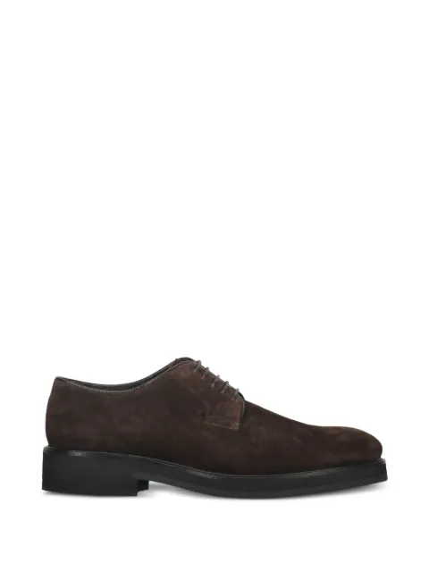 Moorer Campini suede leather lace-up shoes Brown CAMPINIP5