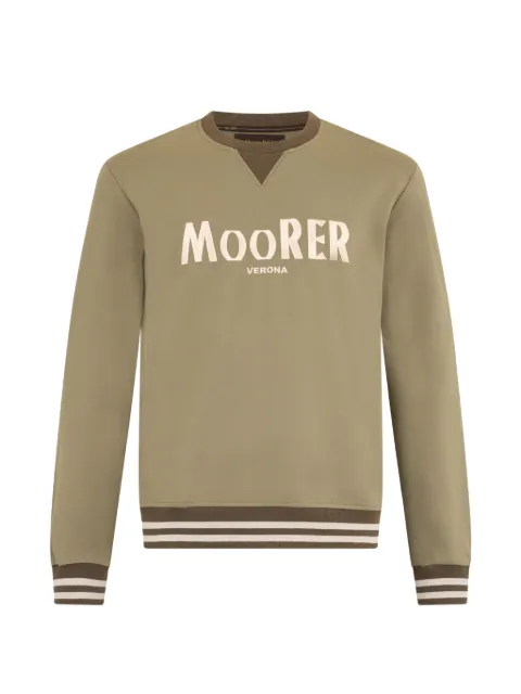 Moorer Marten round-neck sweatshirt Green MARTENJ