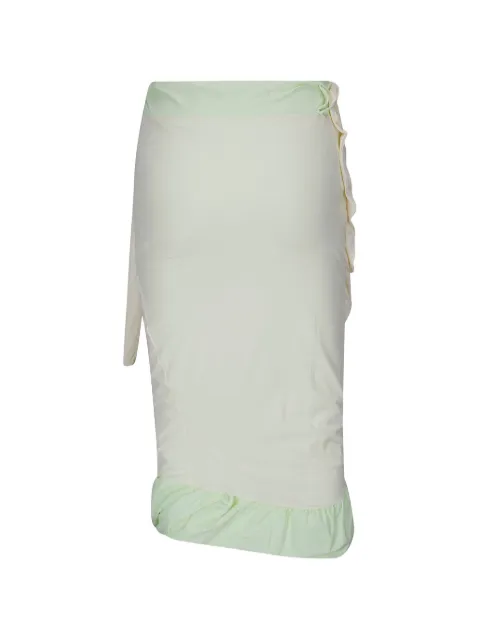 Ottolinger twisted reversible skirt Green 10330280302