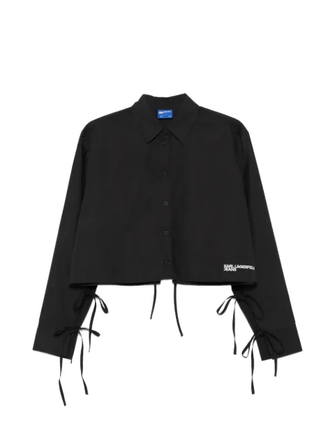 Karl Lagerfeld Jeans cotton shirt Black B1W11027