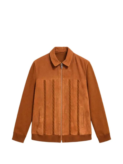 LES HÉRITIERS Ter zip-up cardigan Brown TERJAKET