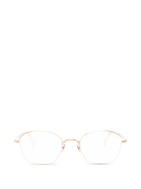 Ahlem geometric-frame glasses Gold VANEAU