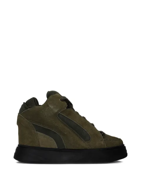 Ottolinger suede heeled sneakers Green 13190023104