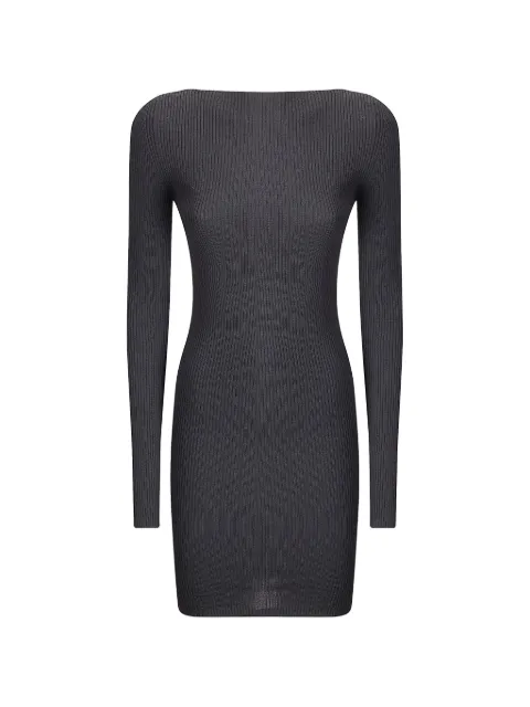 Rick Owens Al open-back mini dress Grey RP01F6616RIBM