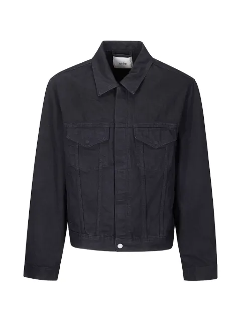 Arte Antwerp logo-detail denim jacket Black SS26213J
