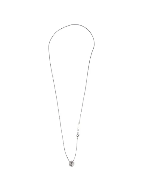 Rick Owens mini orb-pendant necklace Silver RJ0000134MMTRS1