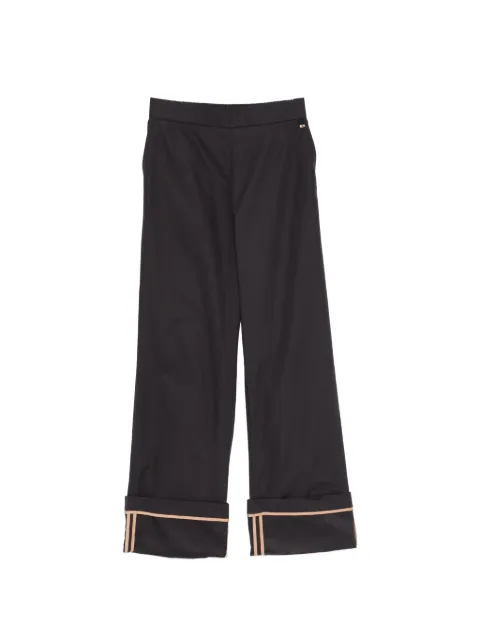 Herno cuffed flared trousers Blue PT000206D13238