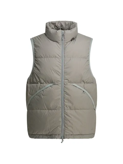DAIWA PIER39 zip-up padded gilet Grey 8806003370412