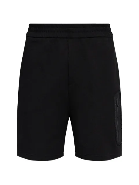 Moncler zip-pocket track shorts Black L10918H0000989A8N