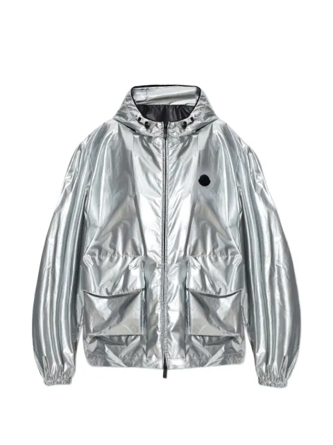 Moncler hooded pocket jacket Silver L10931A00041597C1
