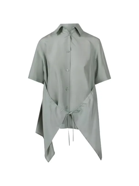 Christian Wijnants tie detail shirt Green TOPPO8616