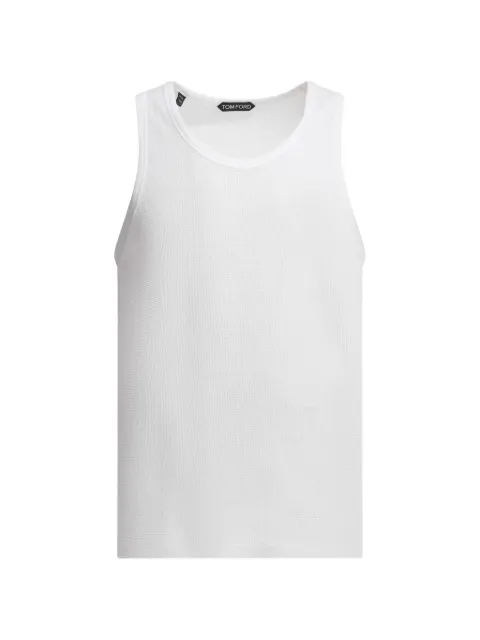 TOM FORD round-neck tank top White JCN014JMC110WAB