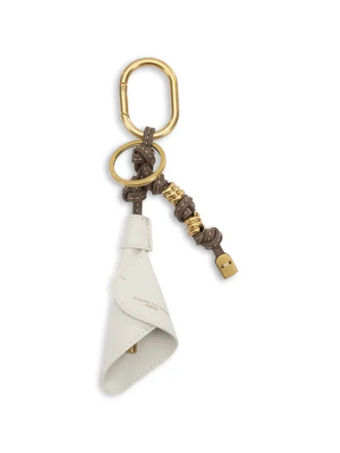 GIANNI CHIARINI Calla knotted charm keyring Neutrals PCCALLA03CHARM3890