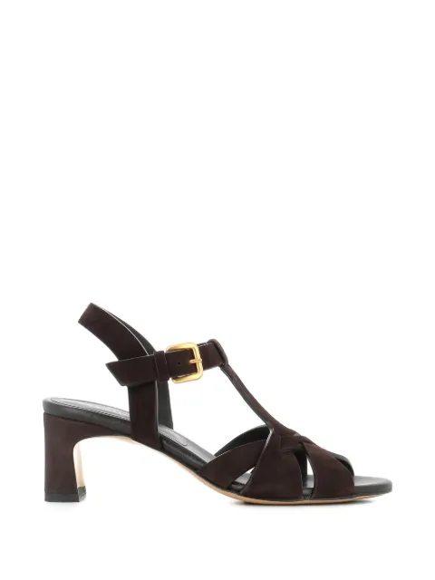 Tassinari Michelle T-strap suede sandals Brown Z556MICHELLE