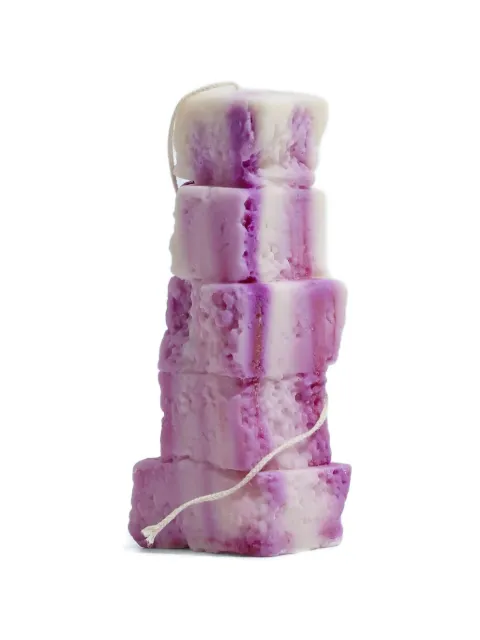MALTE VAN DER MEYDEN layered stack candle Purple EPS503G
