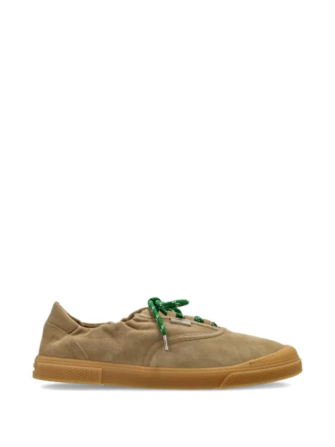 Moncler lace-up suede sneakers Neutrals L109A4M00320M9465