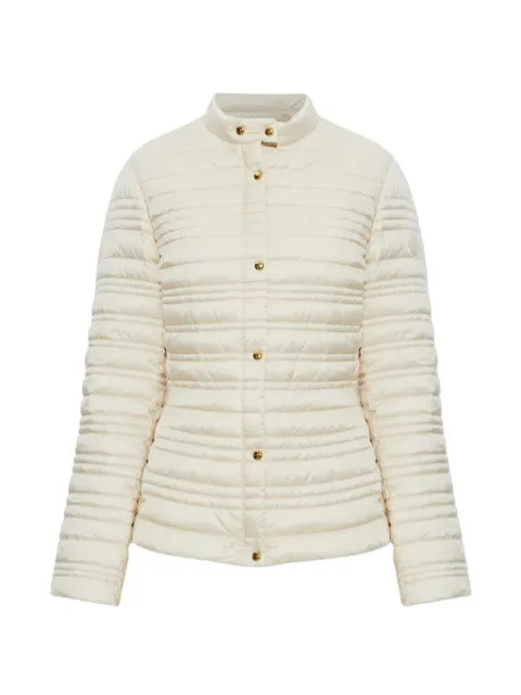 Moncler buttoned puffer jacket Neutrals L10931A00049597YF