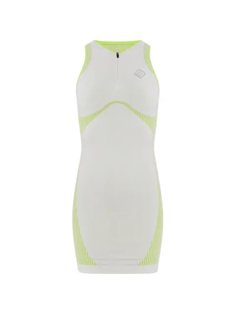 Casablanca quarter-zip sleeveless dress Grey WSP26ACT06001