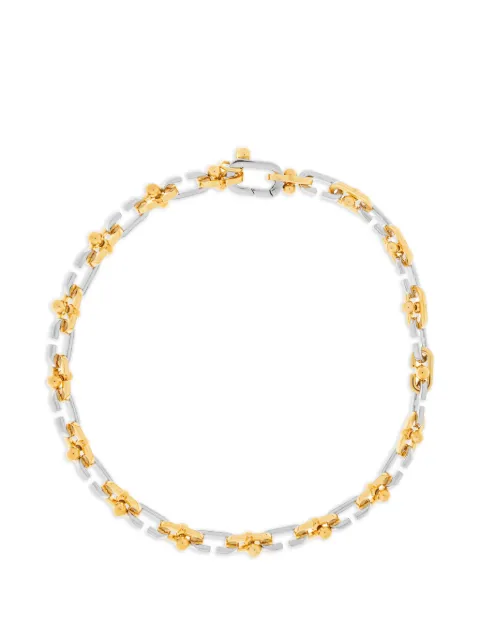 Casablanca two-tone chain necklace Silver ASS26JW38801