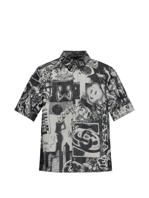 Casablanca printed shirt Black MSS26SH24402