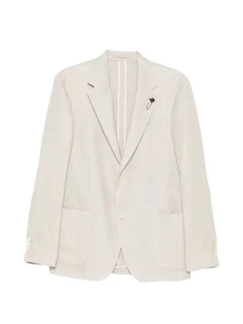 Lardini patch-pocket blazer Neutrals CN6202ECN64519150
