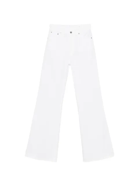 DONDUP Amber wide-leg jeans White DP619CF0197DBM5000