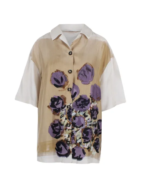 Antonio Marras floral-print short-sleeve shirt Neutrals MCAM817
