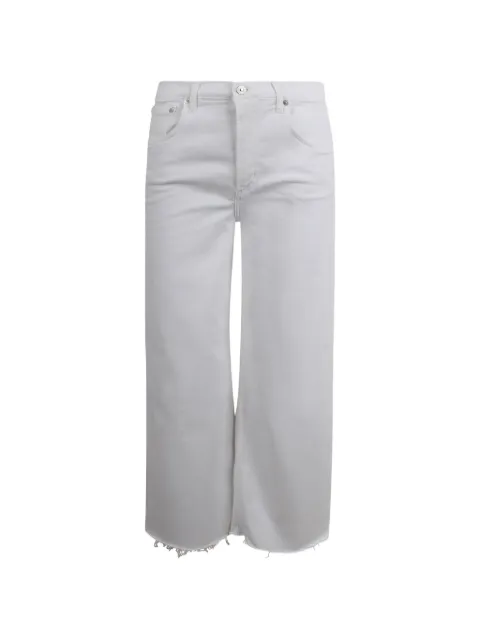 Citizens of Humanity Lyra wide-leg cropped jeans White 21401816