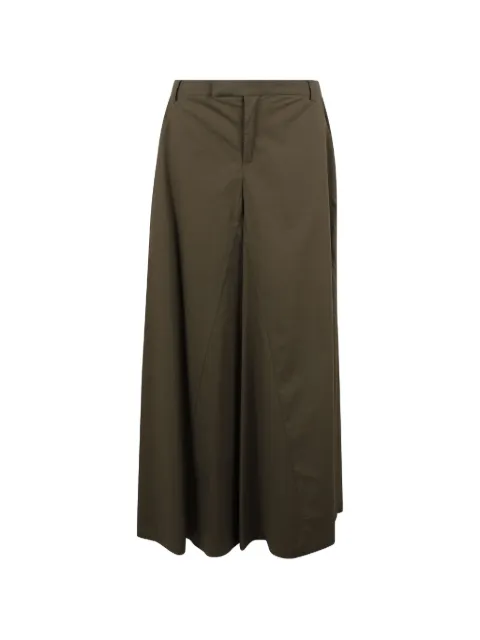 Federica Tosi wide-leg trousers Green 40811400