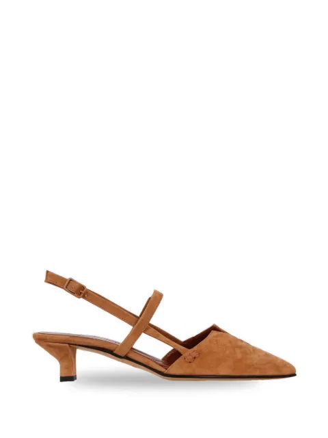 Pomme D´Or pointed-toe slingback pumps Neutrals 40050CBI