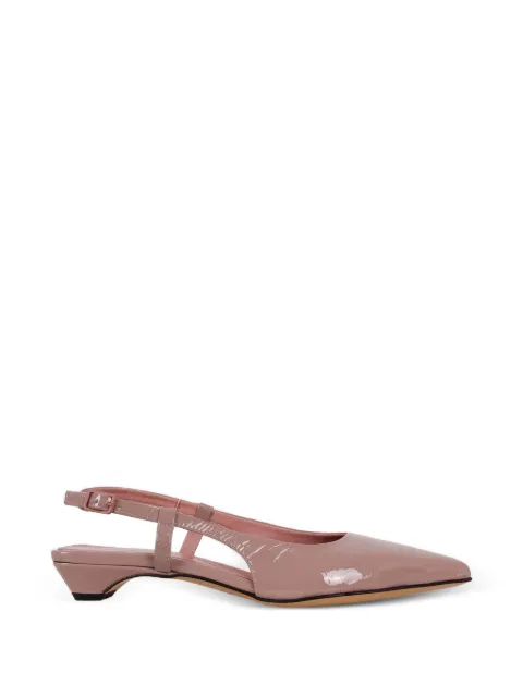 Pomme D´Or patent-finish slingback pumps Pink 2300NNN