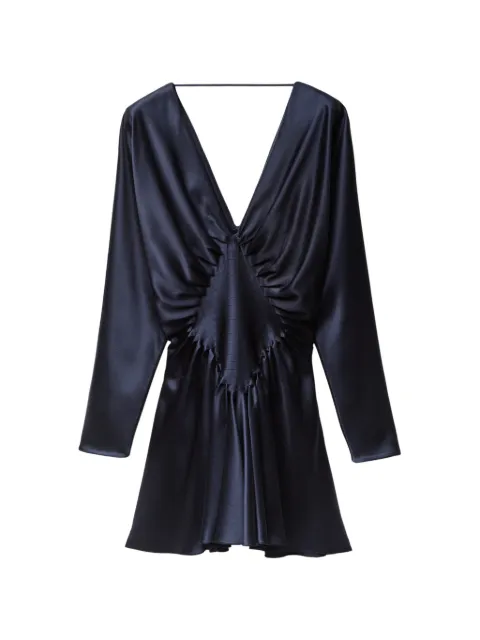 Versace silk-satin mini dress Blue 10246321A05528