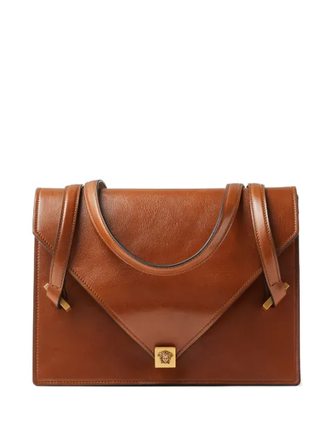 Versace Severine leather shoulder bag Brown 10233051A17453