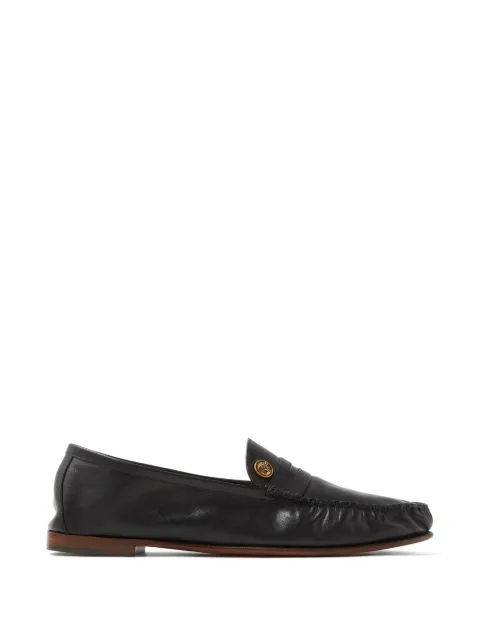 Versace Guanto leather loafers Black 10233221A17346