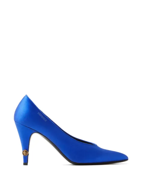 Versace Gianni satin pumps 90 mm Blue 10235361A17870