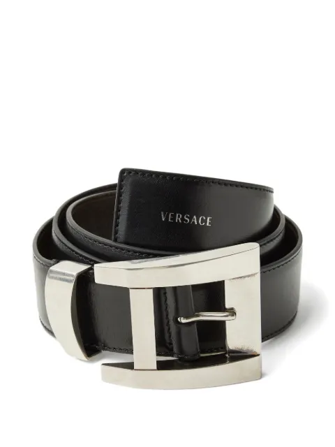 Versace leather belt 4 cm Black 10241971A17848