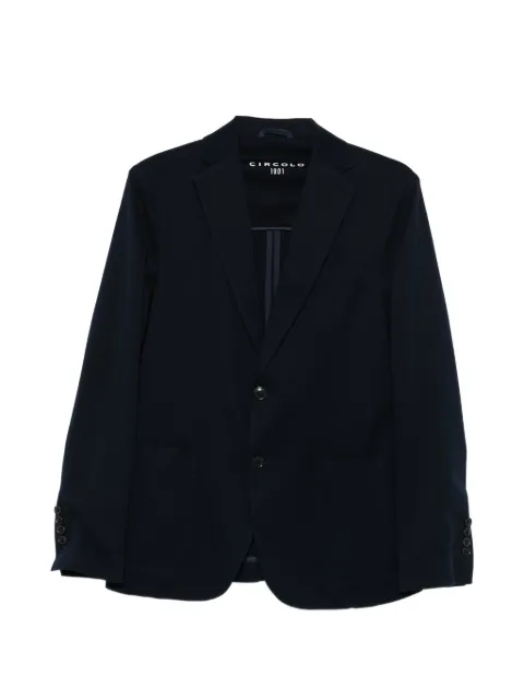 Circolo 1901 button single-breasted jacket Blue CN5174