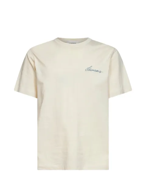 Laneus printed T-shirt Neutrals S6LAMATH117036