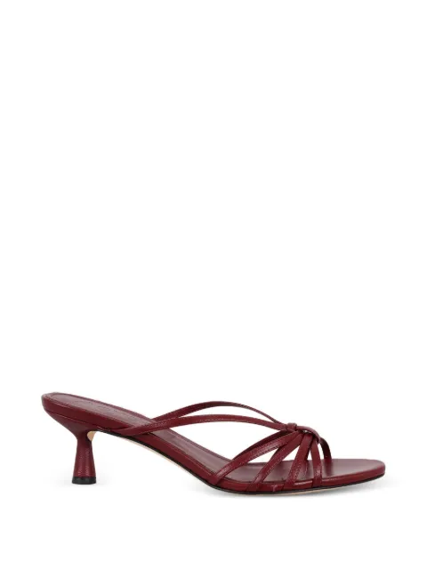 Aeyde Abby strap sandals Red A11HS0001001012126