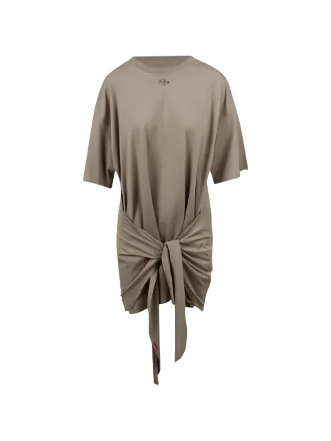 Diesel D-Eivor tie-detail mini dress Grey A192320NIAX
