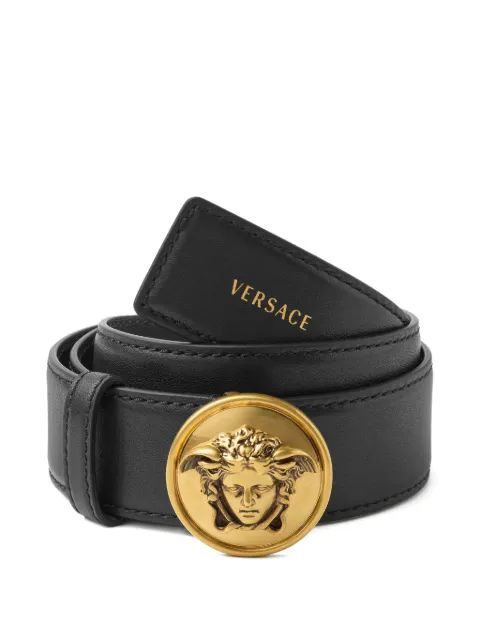 Versace leather belt 3.5 cm Black 1025016DVTP1