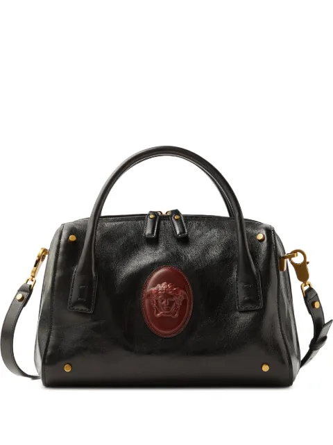 Versace Roomy leather Boston bag Black 10234061A17453