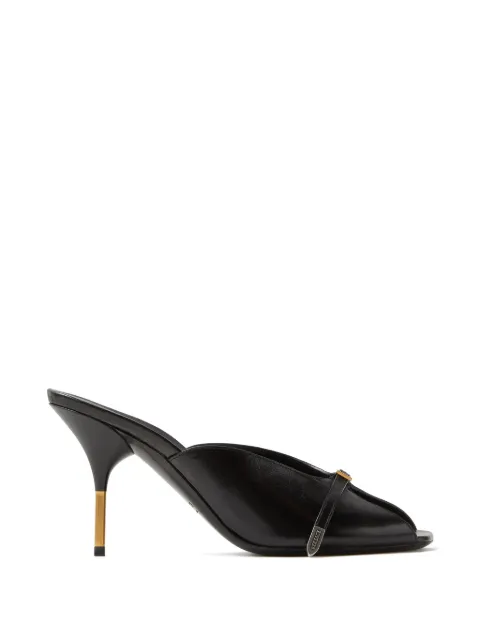 Versace Nyx leather sandals Black 10241341A17282