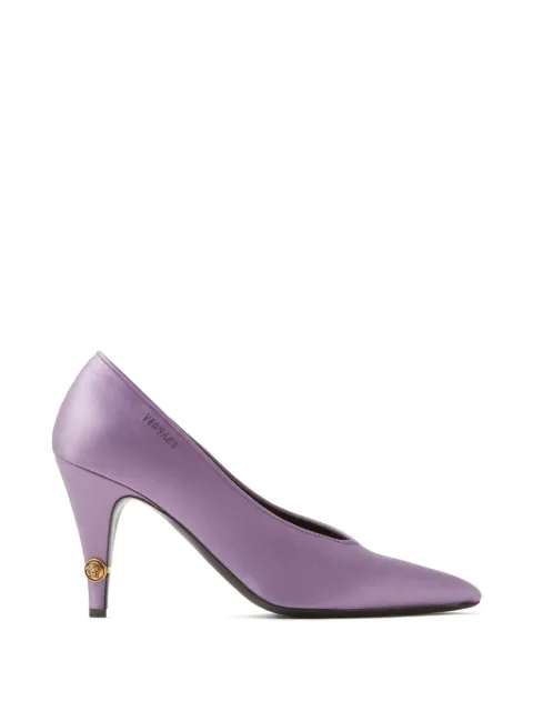 Versace Gianni satin pumps 90 mm Purple 10235361A17870