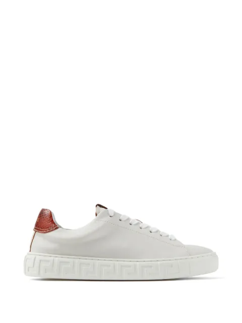 Versace Greca leather sneakers White 10246531A17777