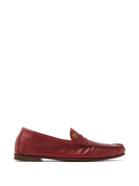 Versace Guanto leather Guanto Leather moccasins Red 10234311A17346