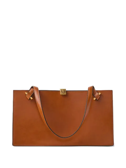Versace Severine leather tote Brown 10232451A17453
